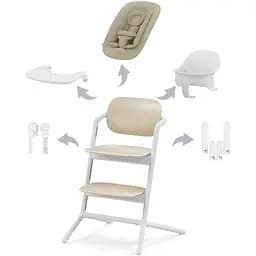 Стілець для годування Cybex Lemo 4 в 1 Sand White (521003223) - мініатюра 6