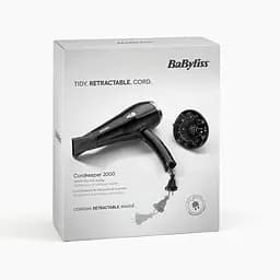 Фен Babyliss CordKeeper D374DE чорний - мініатюра 7
