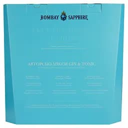 Набір: Джин Bombay Sapphire 47% 0.7 л + келих - мініатюра 11