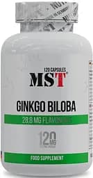 Екстракт гінкго білоба MST Ginkgo Biloba, 120 капсул для підтримки пам'яті, мозку та кровообігу