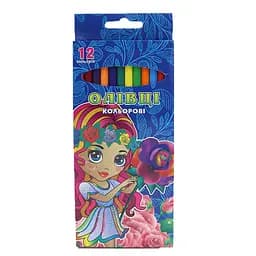 Карандаши пластиковые J. Otten Girl, 12 цветов