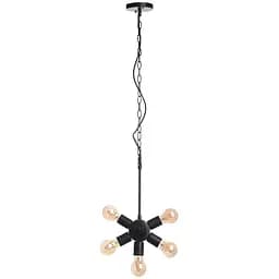 Люстра Brille лофт підвісна E27 60W BK (BL-328S/5)