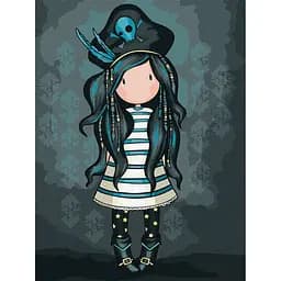 Картина за номерами "Black Pearl Santoro Gorjuss Collection" Ідейка KHO8679, 30х40 см