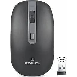 Миша REAL-EL RM-303 Wireless black-grey