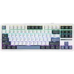 Клавіатура Aula F87 Gasket Greywood V3 Switch White (6948391208602) [146698]