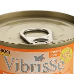Вологий корм для котів Vibrisse Menu Курка з шинкою та гарбузом 70 г (C1018075) - мініатюра 3