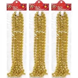 Декоративні новорічні намиста на ялинку 10мм XYA07-2.7 м