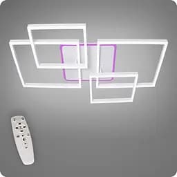 Люстра світлодіодна 517 Dlight 3color з пультом 180Вт Білий (01585)