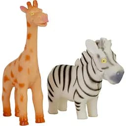 Набор игрушек Baby Team Животные сафари 2 шт. (8755_набор с зеброй)