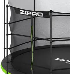 Батут із внутрішньою сіткою Zipro Jump Pro 16 футів 496 см чорно-зелений (5902659840707) - мініатюра 2