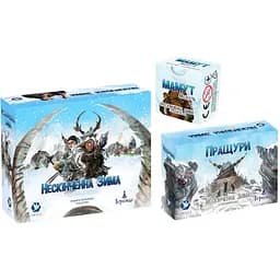 Настольная игра Ігромаг Вечная Зима: Палеоиндейцы с дополнениями Зов предков + Мамут (укр.) (DG11732+2)