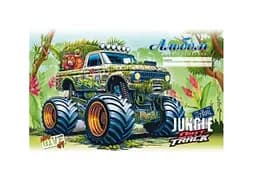 Альбом для малювання А4, 20 аркушів, 100 г/м², на скобі, захисний лак, дизайн 24150-24153