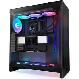 Корпус NZXT H7 Flow RGB Black без БЖ ( см-H72FB-R1)
