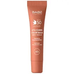 Бальзам-тінт для губ та щік Babe Laboratorios Nude SPF 50 20 мл