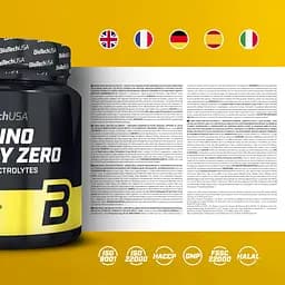 Амінокислоти BiotechUSA Amino Energy Zero with Electrolytes Холодний чай-персик 360 г - мініатюра 2