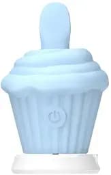 Стимулятор вібратор для сосків та клітора I’MCUM Ice Cream Lick Блакитний (7970379617681)