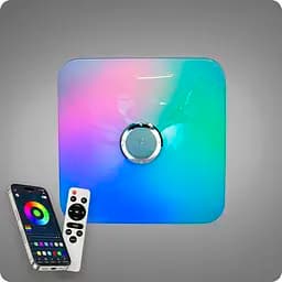 Люстра світлодіодна 517 Dlight RGB з пультом і колонкою 80Вт Білий (02149) - мініатюра 4