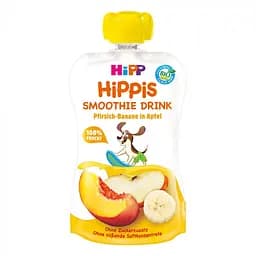 Органічний фруктовий смузі HiPP HiPPiS Персик Яблуко Банан, 120 г