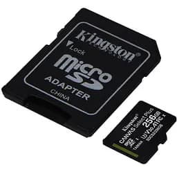 Карта пам'яті KINGSTON microSDXC 256GB Class 10 UHS-I U3 Canvas Select Plus + SD Adapter SDCS2/256GB - мініатюра 2