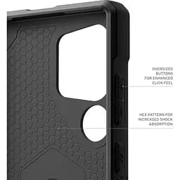 Оригінальний протиударний чохол UAG Monarch для Samsung Galaxy S24 Ultra (6.8") Carbon Fiber 214415114242 - мініатюра 13