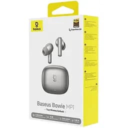 Бездротові TWS навушники Baseus Bowie MP1 (A00106) Natural Titanium - мініатюра 2