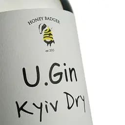 Джин Хані Баджер U.Gin Kyiv Dry 42% 0.5 л - мініатюра 6