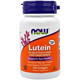 Лютеїн Now Foods Lutein 10 мг 120 капсул