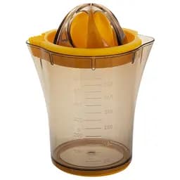 Соковыжималка ручная для цитрусовых и гранатов 600 мл со стаканчиком, Kamille Желтый 87013