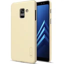 Чохол-накладка Nillkin Super Frosted Shield Samsung Galaxy A8 Plus 2018 SM-A730 Gold - мініатюра 7