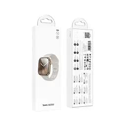 Смарт-годинник Hoco Y30 50mm, 230 mAh, IP67 Smart sports watch (call version) Gold (6942007648974) - мініатюра 2