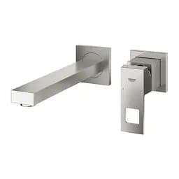 Змішувач для умивальника на два отвори M-Size Grohe Eurocube 23447DC0 Нержавіюча сталь - мініатюра 3
