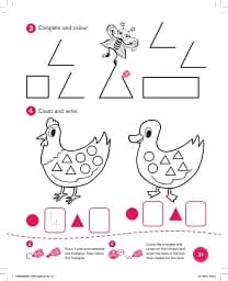 Learning Stars Level 1 Maths Book - мініатюра 5