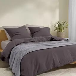 Плед-покривало Cosas Greek Waffle Smoky вафельне 75х95 см (Blanket_36Smoky_GreekWaffle_75x95) - мініатюра 5