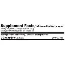Амінокислота Amix L-Glutamine Micro Powder 1 кг - мініатюра 2