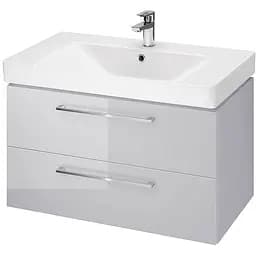 Тумба з умивальником Cersanit Lara Mille 80 Сірий S801-363