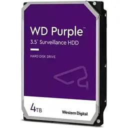 Накопичувач Western Digital HDD SATA 4.0TB Purple 5400rpm 256MB (43PURZ)