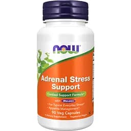 Добавка Now Foods Adrenal Stress Support для підтримки рівня кортизолу 90 капсул