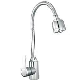 Смеситель для кухни Champion EZA-011 хром с гибким изливом CH6455 Нержавеющая сталь