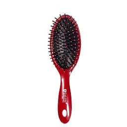 Щітка для волосся масажний овальний Salon Professional Бордова