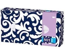 Серветки косметичні Bella №1 Орнамент, в асортименті, 90 шт.