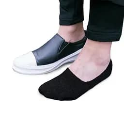 Безшовні дихаючі сліди з силіконом ORGANIC cotton JILL ANTONY 39-41 men's арт. 31001 42-43, Чорний - мініатюра 3