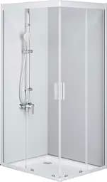 Душевая кабина Am.Pm Gem 100x80 см без поддона хром W90UG-404-100280-MT, Универсальная, прозрачная, хром