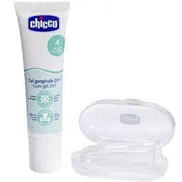 Набор Chicco My First Toothbrush Set зубная щетка-массажер и гель (11262.00)
