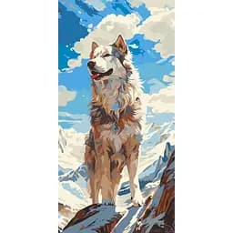 Картина по номерам "На вершине" 11543-AC 40х80 см