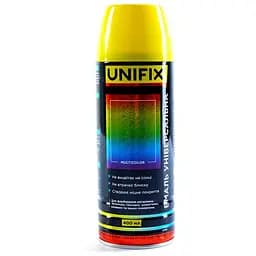 Емаль універсальна в балончику Unifix 400мл RAL 1018 жовтий цинковий