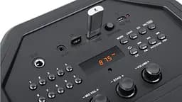 Портативный музыкальный центр бумбокс REAL-EL X-757 Black - мініатюра 7