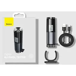 Алкотестер Baseus Digital Alcohol Tester Black (CRCX-01) [78795] - мініатюра 7