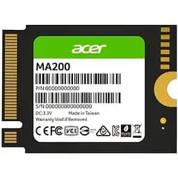 SSD накопитель Acer MA200 Mini 1TB (BL.9BWWA.154) [127400]