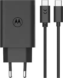 Швидкісний зарядний блок Motorola 30W набір з кабелем USB-C to USB-C (SJMC302)