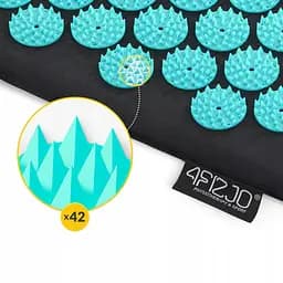 Килимок акупунктурний з валиком 4FIZJO Classic Mat Аплікатор Кузнєцова Black/Blue (P-5905973402385) - мініатюра 8